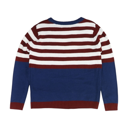 Multi Striped Pullover Sweater