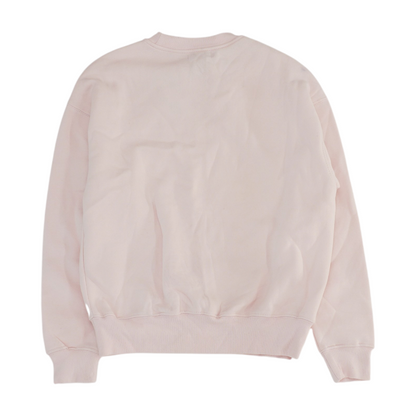 Pink Solid Sweatshirt Pullover