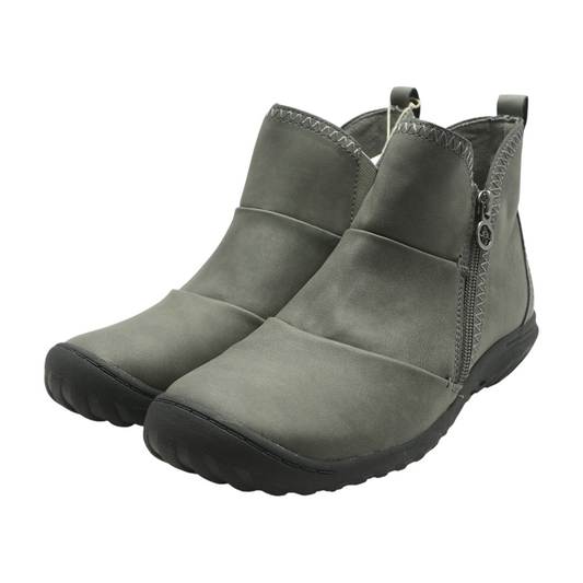 Gray Ankle Boots