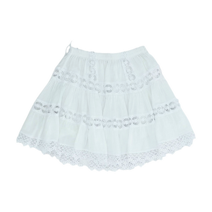 White Mini Skirt