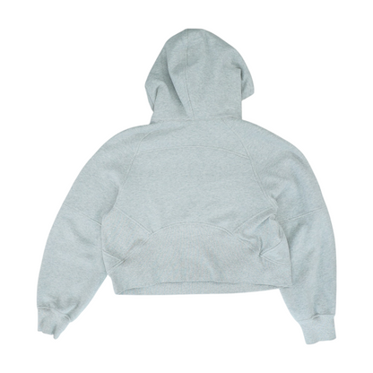Gray Solid 1/4 Zip Pullover