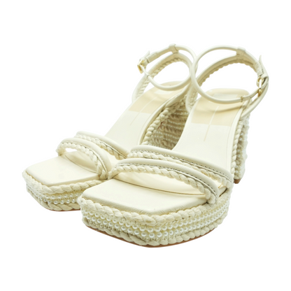 Ivory Block Heels