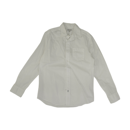 White Long Sleeve Button Down