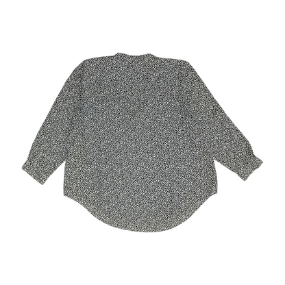Gray Plus Animal Print Blouse