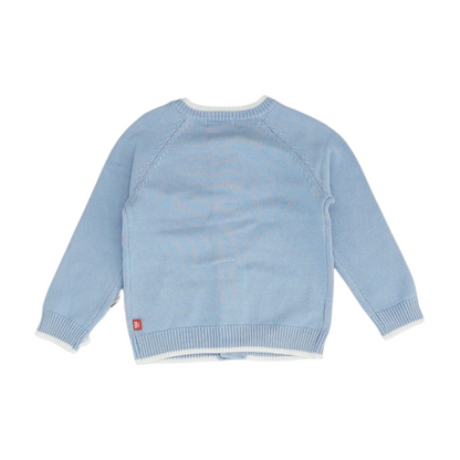 Blue Cardigan Sweater