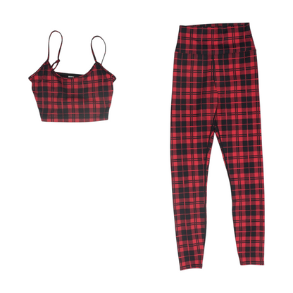 Red Plaid Active Set