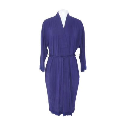 Navy Solid Robe