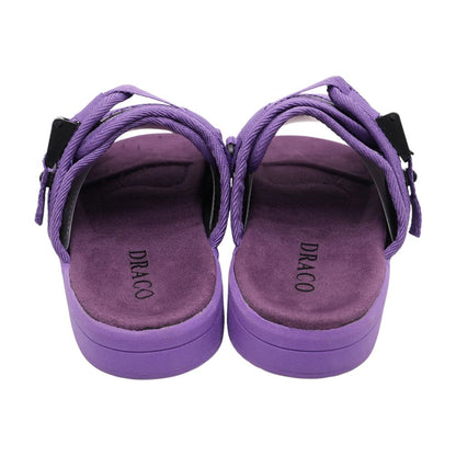 Purple Athletic Slide Shoes