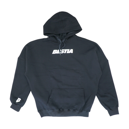 Black Solid Hoodie Pullover