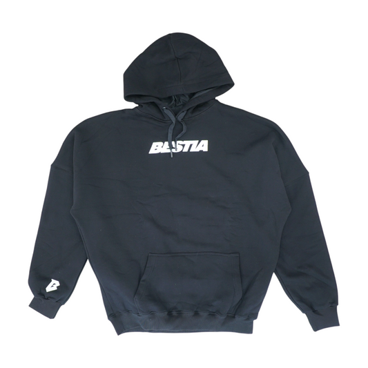 Black Solid Hoodie Pullover