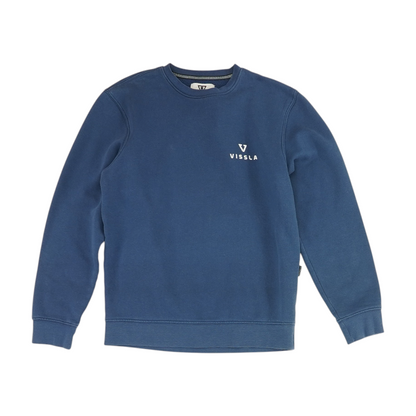 Navy Solid Sweatshirt Pullover