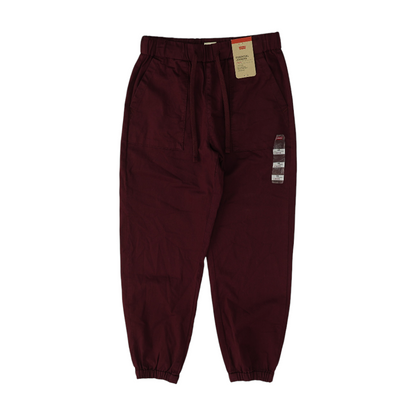 Maroon Tapered Pants