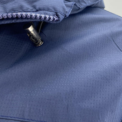 Navy Solid Rain Jacket