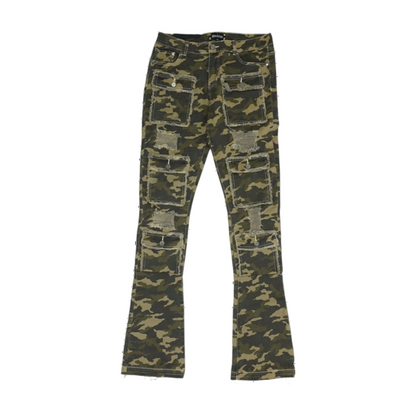 Green Camo Regular Jeans