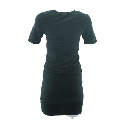 Black Maternity Mini Dress