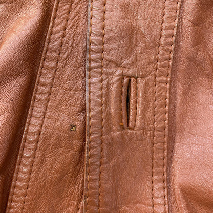 Vintage The Leather Shop Men's Store Button-Front Coat