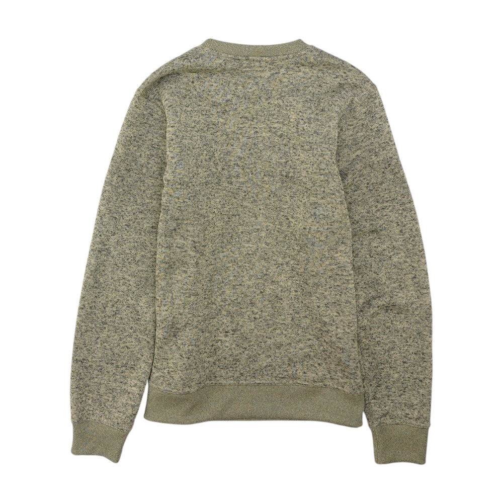 Gray Solid Sweatshirt Pullover