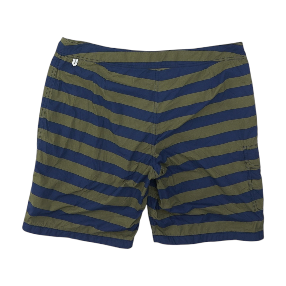 Green Striped Swim Bottom