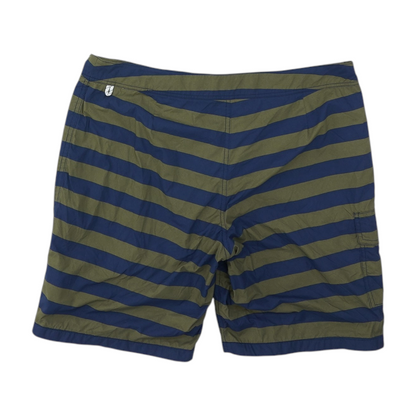 Green Striped Swim Bottom