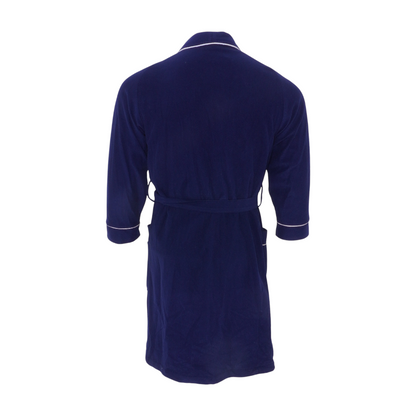 Vintage Navy Solid Robe