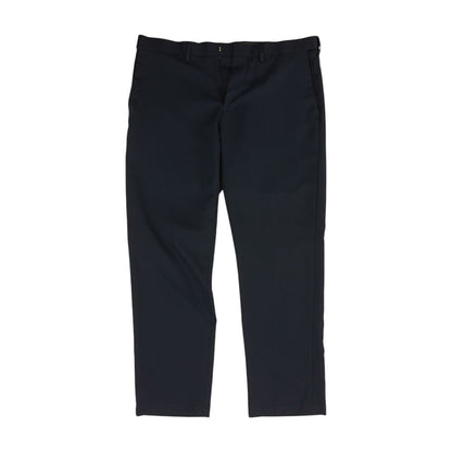 Navy Solid Dress Pants