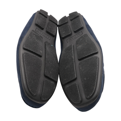 Navy Slip-On Dress Shoes