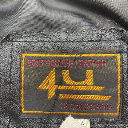 Vintage Black Leather Jacket
