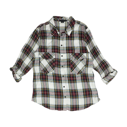 Multi Plaid Button Down