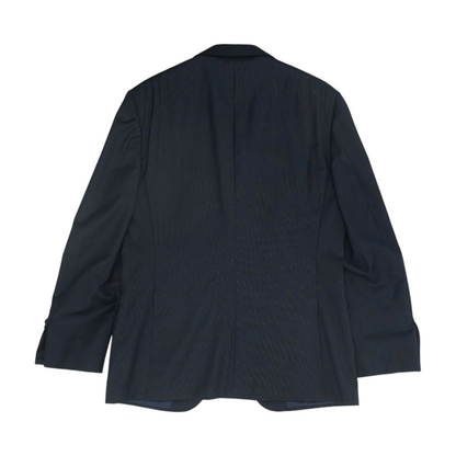 Navy Striped Suit Jacket