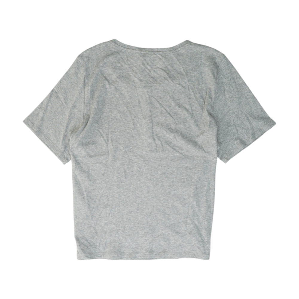 Gray Solid Pajama Top