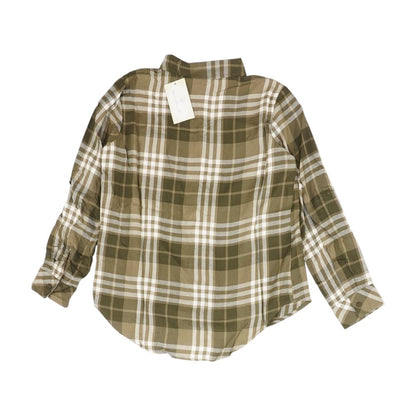 Green Plaid Button Down