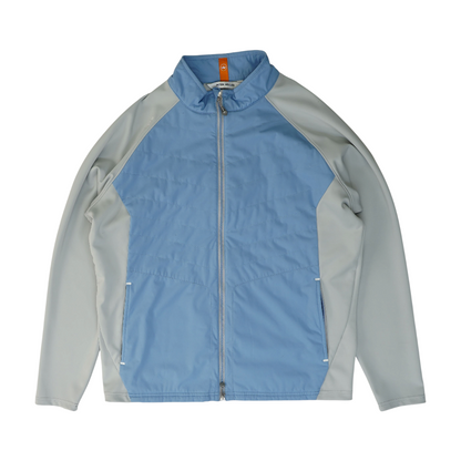 Blue Color Block Jacket