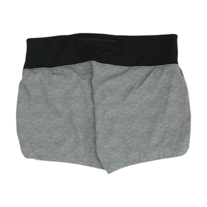 Gray Color Block Active Shorts
