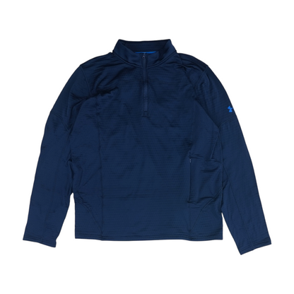 Navy Solid 1/4 Zip Pullover