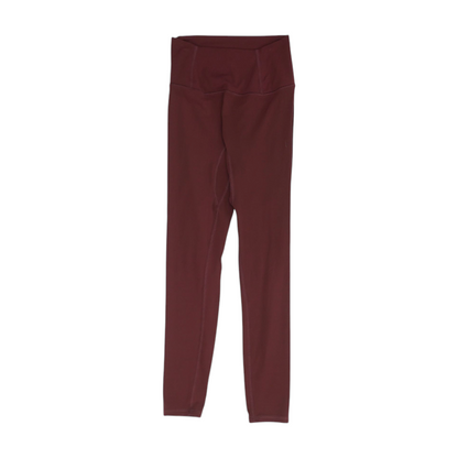 Burgundy Active Leggings