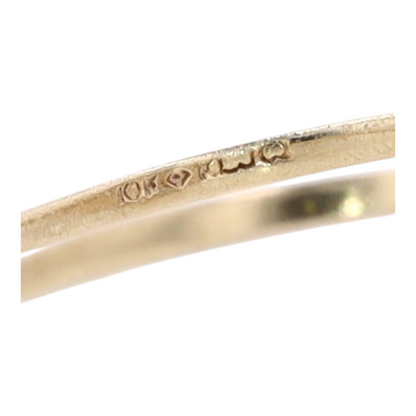 10K Yellow Gold Diamond Fashion Ring