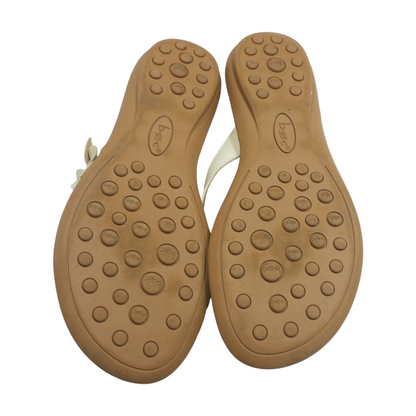 White Flip-Flop Sandals
