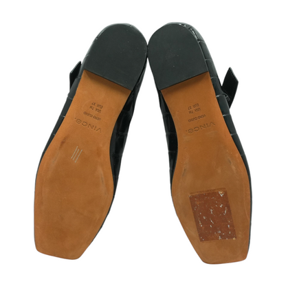 Black Slip-On Flats
