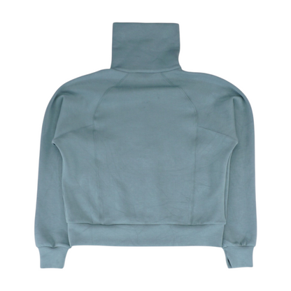 Green Solid 1/4 Zip Pullover
