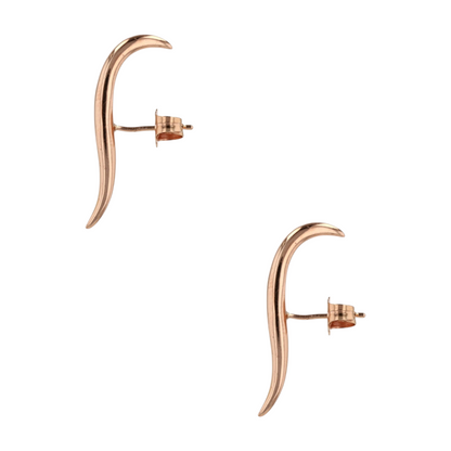 14K Rose Gold Stud Earrings