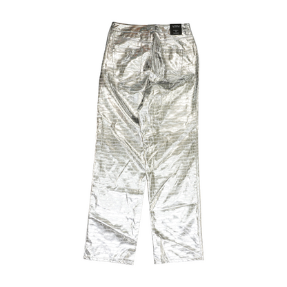 Silver Wide Leg Pants