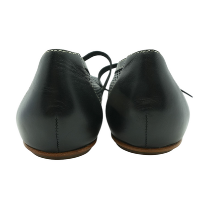 Black Slip-On Flats