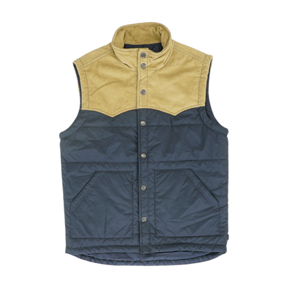 Navy Color Block Vest