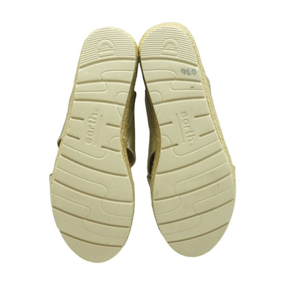 Gold Wedged Sandals