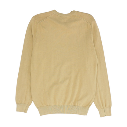 Tan Solid Pullover Sweater