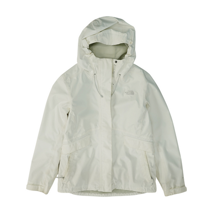 White Solid Rain Jacket