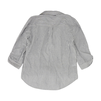 White Striped Button Down