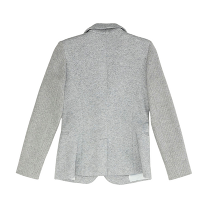 Gray Solid Blazer