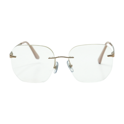Rose Gold RB 6535L Oversized Prescription Eyewear