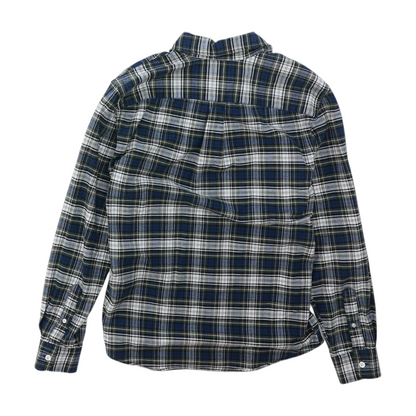 Multi Plaid Flannel Button Down